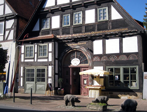 Old Shop and Pigs